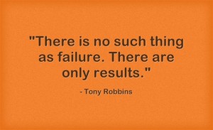 “There is no failure…”