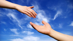 The value of reaching out for a helping hand…