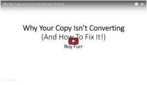 Free video reveals fast way to boost conversions, my copy review process…