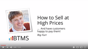 [Video] How to sell at high prices