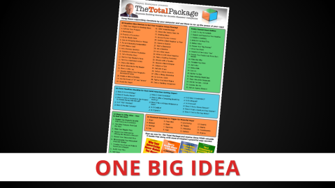 Clayton Makepeace Copywriting Outline & Checklists [One Big Idea]