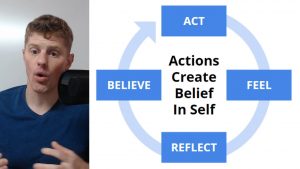 If you’ve ever doubted yourself, watch this [actions create belief in self]