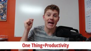 One Thing to Do Now to Maximize Productivity [performance hack]